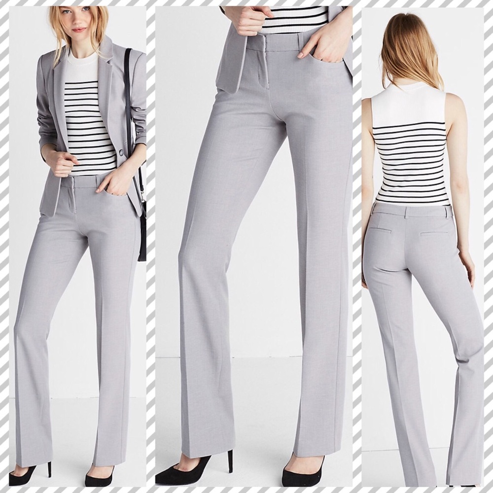 🦋NWOT Light Grey Editor Pants